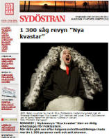 SYDSTRAN: 1300 sg nyrsrevyn