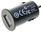 Car Cigarette Powered 1000mA USB Adapter/Charger - Black (DC 12V)